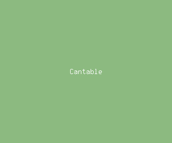 cantable meaning, definitions, synonyms