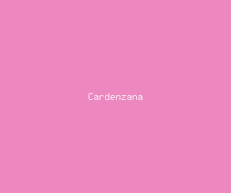cardenzana meaning, definitions, synonyms