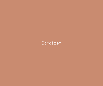 cardizem meaning, definitions, synonyms
