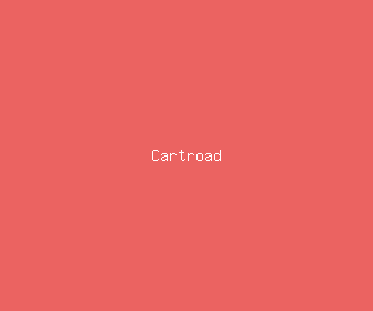 cartroad meaning, definitions, synonyms