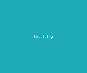 casuistry meaning, definitions, synonyms