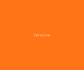 ceroline meaning, definitions, synonyms