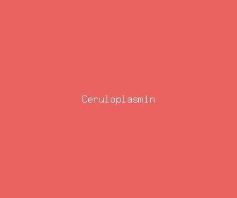 ceruloplasmin meaning, definitions, synonyms