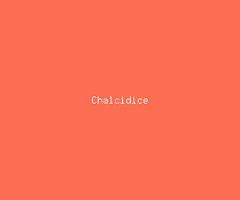 chalcidice meaning, definitions, synonyms