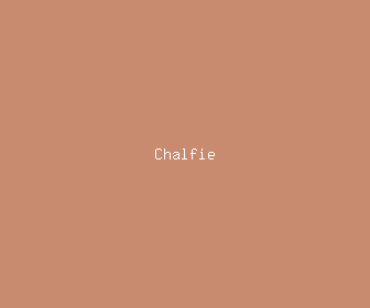 chalfie meaning, definitions, synonyms
