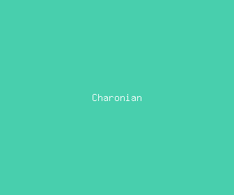 charonian meaning, definitions, synonyms