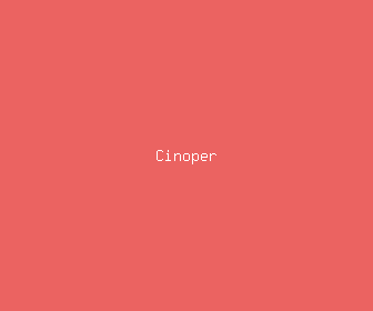 cinoper meaning, definitions, synonyms