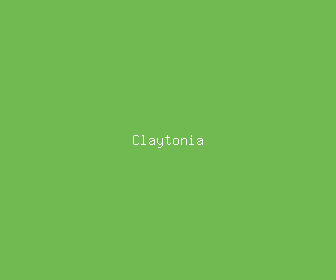 claytonia meaning, definitions, synonyms