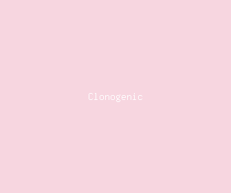 clonogenic meaning, definitions, synonyms