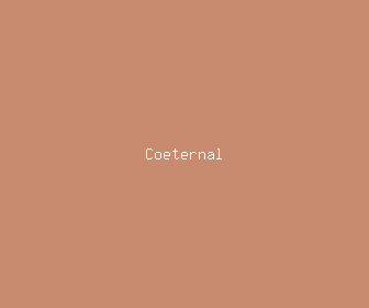 coeternal meaning, definitions, synonyms