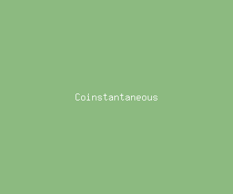 coinstantaneous meaning, definitions, synonyms