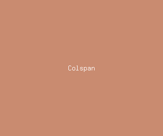 colspan meaning, definitions, synonyms