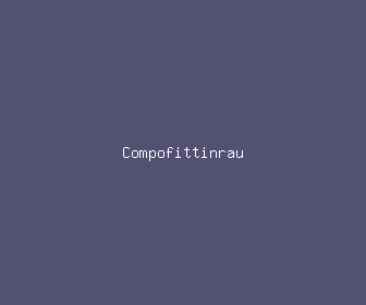 compofittinrau meaning, definitions, synonyms