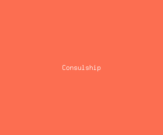 consulship meaning, definitions, synonyms