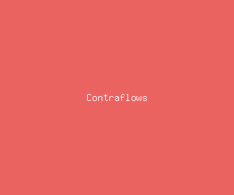 contraflows meaning, definitions, synonyms