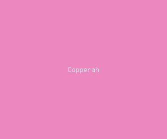 copperah meaning, definitions, synonyms