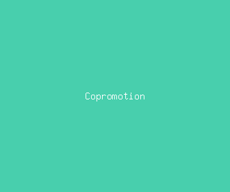 copromotion meaning, definitions, synonyms