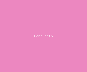 cornforth meaning, definitions, synonyms