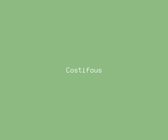 costifous meaning, definitions, synonyms