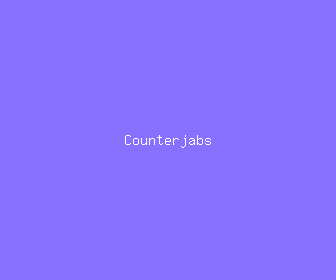 counterjabs meaning, definitions, synonyms