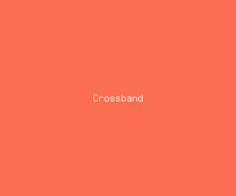 crossband meaning, definitions, synonyms