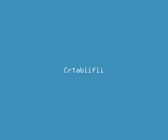 crtablifli meaning, definitions, synonyms