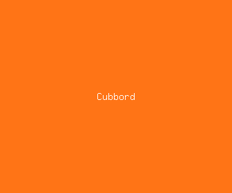 cubbord meaning, definitions, synonyms