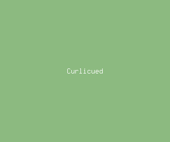 curlicued meaning, definitions, synonyms