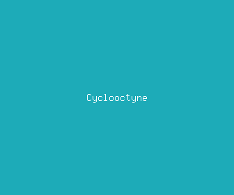 cyclooctyne meaning, definitions, synonyms