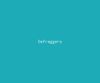 defraggers meaning, definitions, synonyms