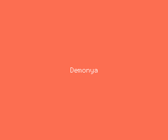demonya meaning, definitions, synonyms
