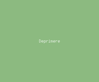 deprimere meaning, definitions, synonyms
