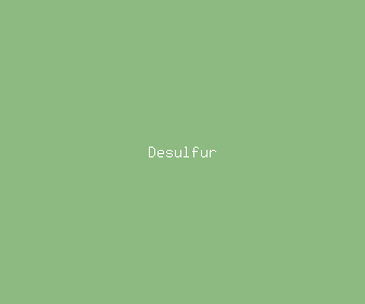 desulfur meaning, definitions, synonyms