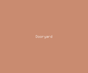 dooryard meaning, definitions, synonyms