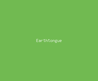 earthtongue meaning, definitions, synonyms