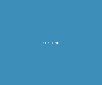 ecklund meaning, definitions, synonyms