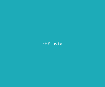 effluvia meaning, definitions, synonyms