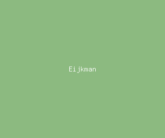 eijkman meaning, definitions, synonyms