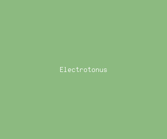 electrotonus meaning, definitions, synonyms