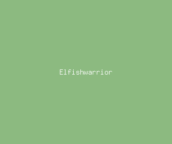 elfishwarrior meaning, definitions, synonyms