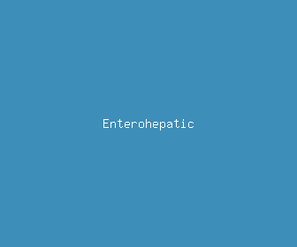 enterohepatic meaning, definitions, synonyms