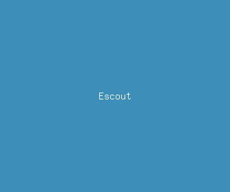 escout meaning, definitions, synonyms