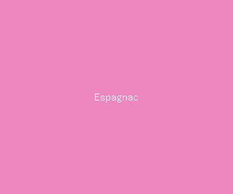 espagnac meaning, definitions, synonyms
