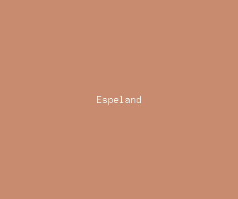 espeland meaning, definitions, synonyms