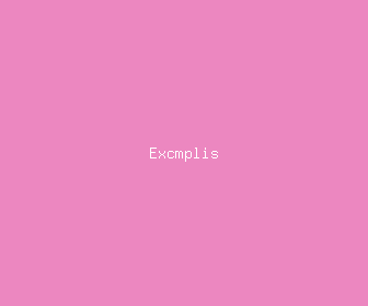 excmplis meaning, definitions, synonyms