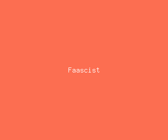 faascist meaning, definitions, synonyms