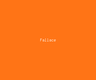 fallace meaning, definitions, synonyms