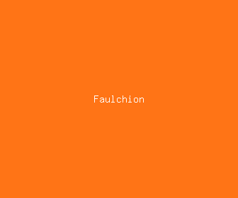 faulchion meaning, definitions, synonyms