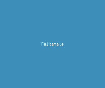 felbamate meaning, definitions, synonyms