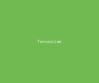 fenceociam meaning, definitions, synonyms